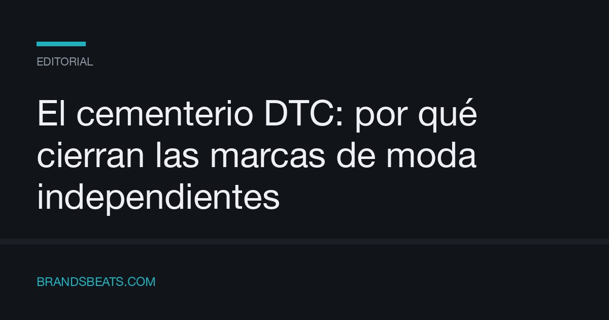Escaparate cerrado de una marca de moda independiente